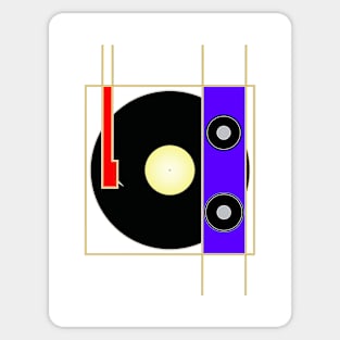 Vinyl Player Sticker